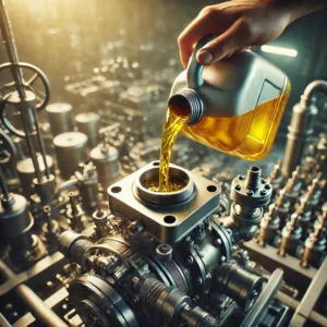 Pump set oil